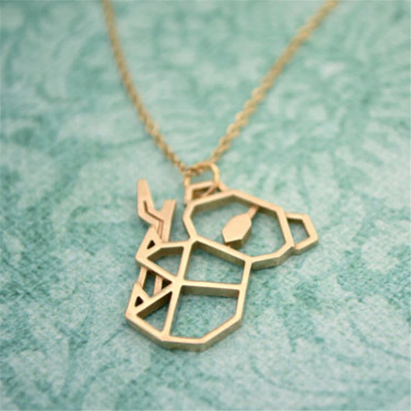 2017 Новая мода оригами животных кулон коала Цепочки и ожерелья Jewelry