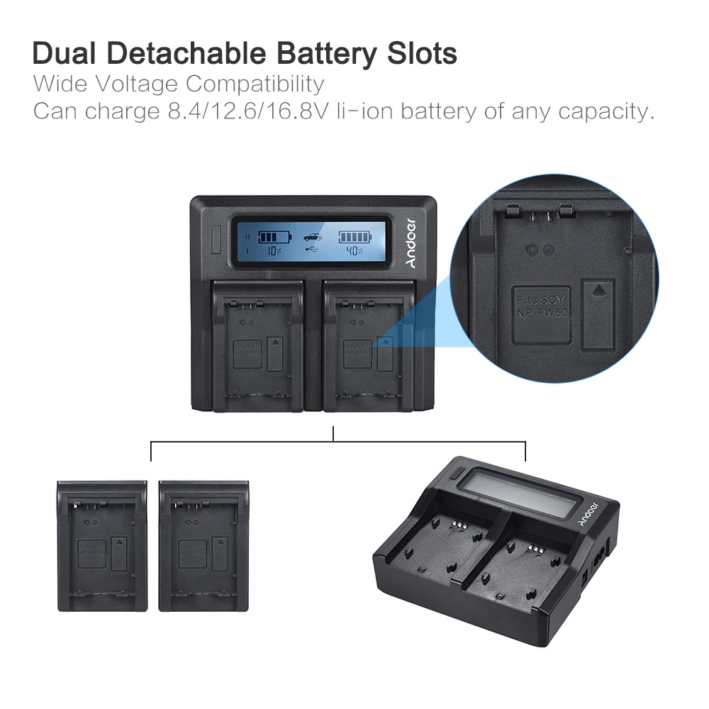 Зарядное устройство для аккумулятора цифровой камеры с ЖК-дисплеем Canon EOS 5DII 5diii 5DS