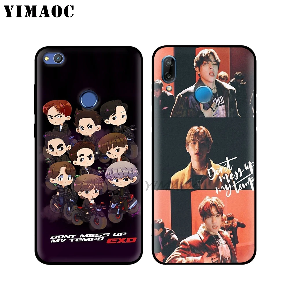 Yimaoc TEMPO EXO новый мягкий чехол для huawei P30 P20 Pro P10 P9 P8 2015 2017 P Smart плюс Z 2019 Nova 5i 4 3 3i 2i Lite |