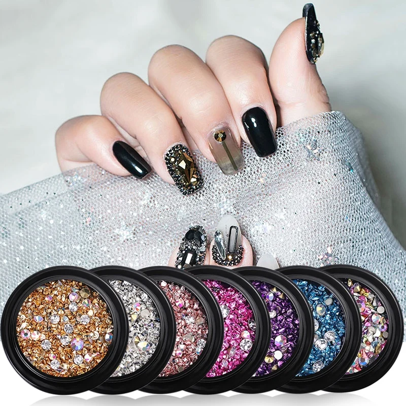 Сделай Сам драгоценные камни новый микс украшения для ногтей Роза ювелирные