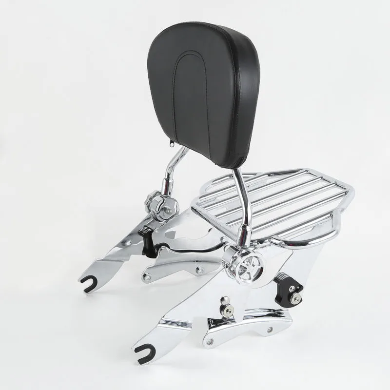 Backrest Sissy Bar Luggage Rack &amp Docking Kit Fit For Harley Touring Road King Electra Street Glide 14-18 Motorcycle | Автомобили и