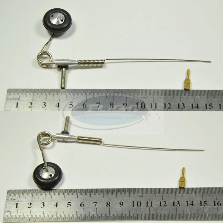 Комплект алюминиевых задних колес для радиоуправляемого самолета класса 110 F3A |