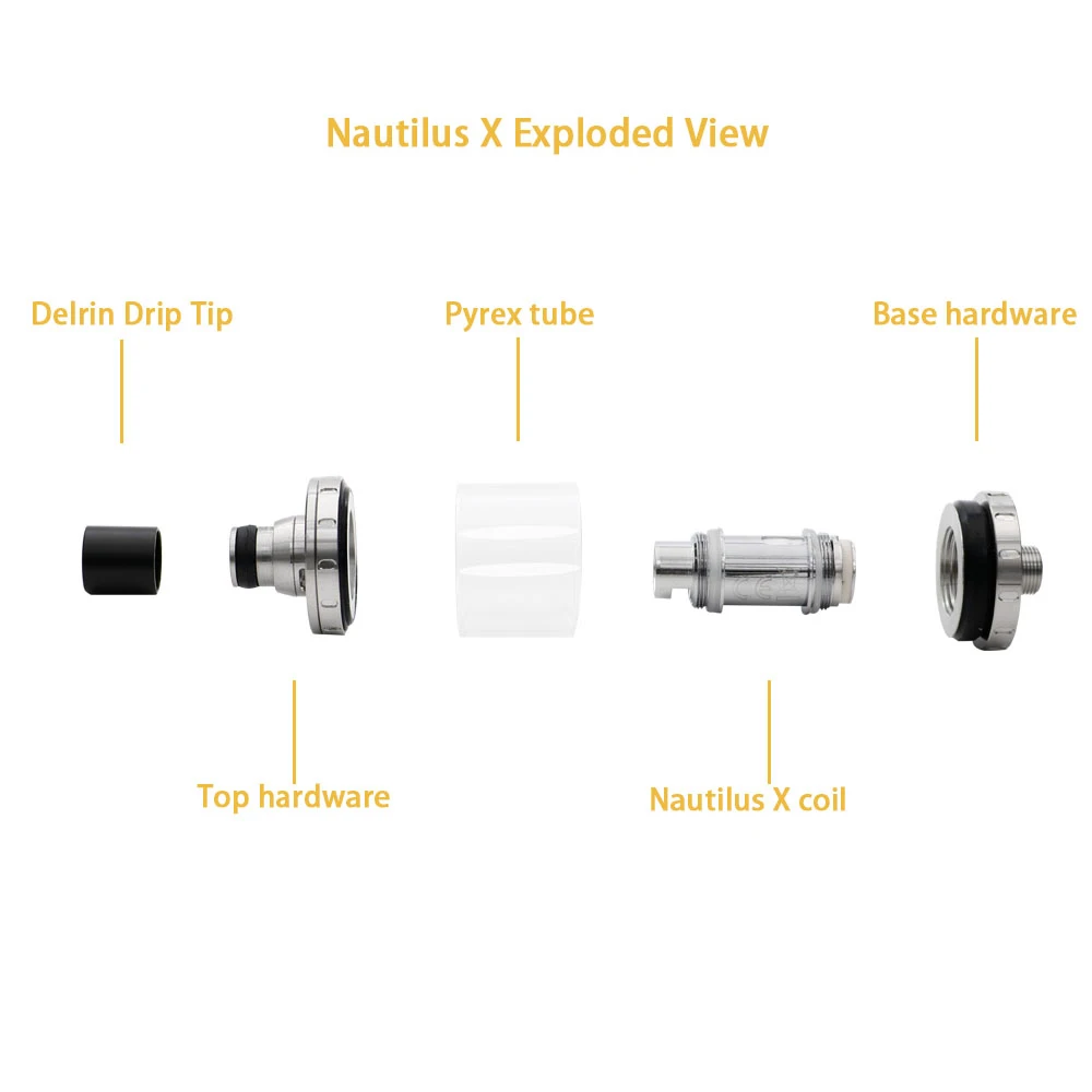 Ограничено! Aspire Nautilus X атомайзер tpd версия 2 мл емкость танк с u техническая катушка