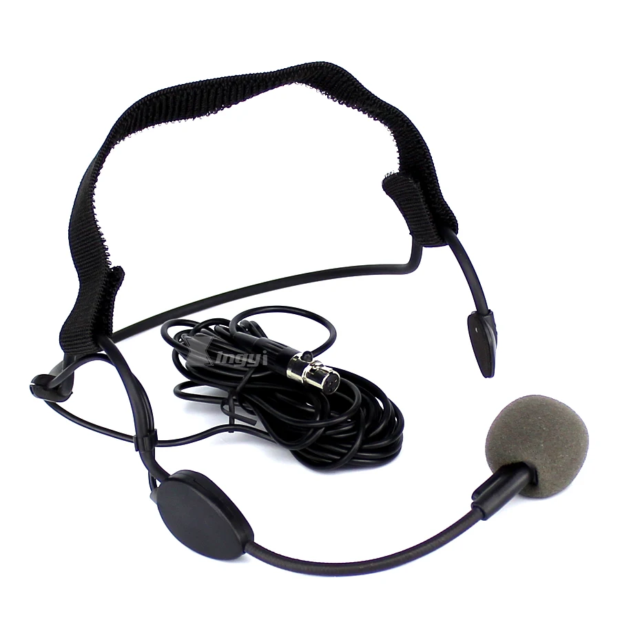 4 шт. гарнитура Mini XLR Pin TA4F с динамическим микрофоном для SHURE WH20TQG беспроводной