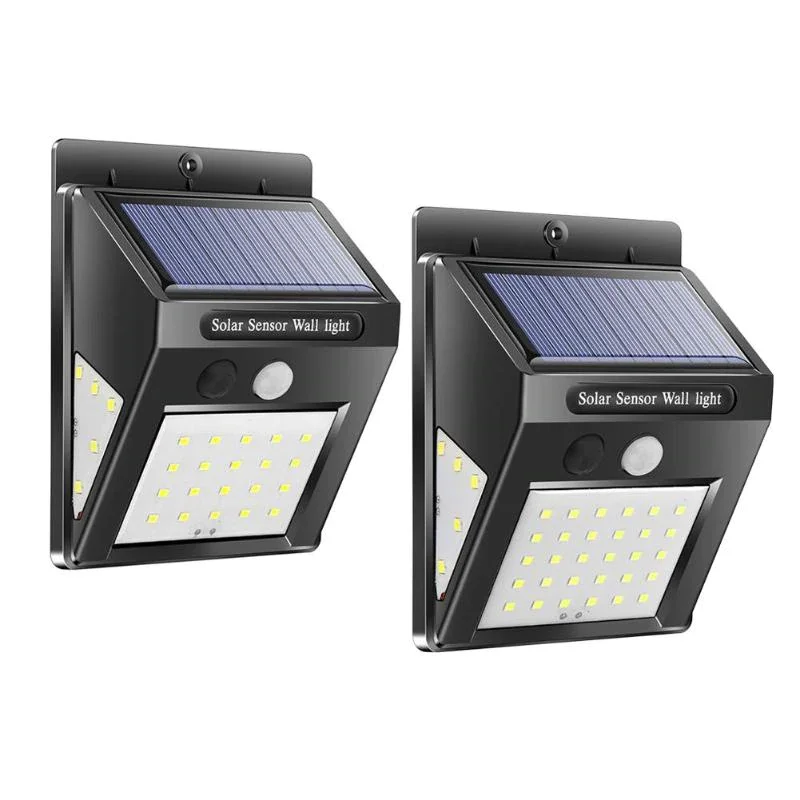 Lansigo Rechargeable Solar Sensor Wall Light 20 30 LEDs Bulb Outdoor Garden Street Lamp Motion Lighting Waterproof | Лампы и освещение
