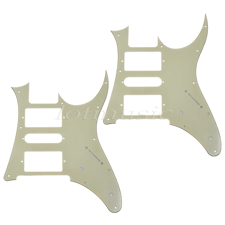 Светильник зеленая пластина для электрогитары Pickguard 7V HSH Humbucker замены Ibanez RG250|guitar