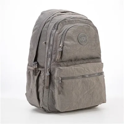 gray TEGAOTE женский рюкзак для девочек-подростков Mochila Feminina, школьная сумка, рюкзак из нейлона, водонепроницаемый повседневный рюкзак для ноутбука, женский рюкзак - Цвет: gray