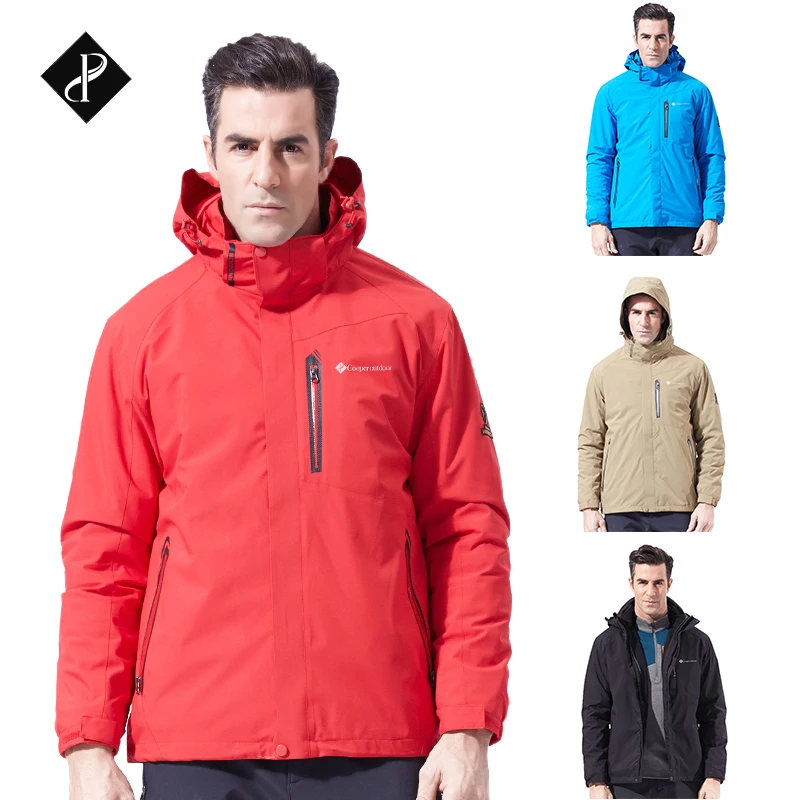 Купер открытый Мужчины Зима Толстые Куртки Softshell Женщин На Открытом Воздухе