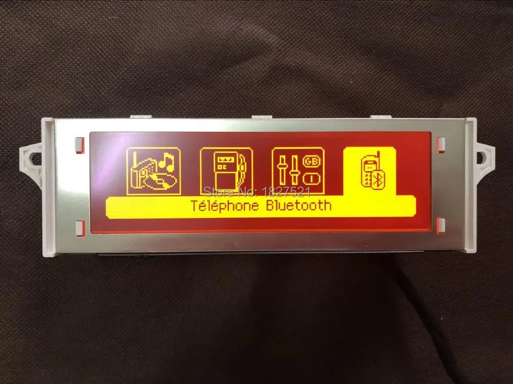 

Original High Quality Support USB Bluetooth 4 Menu Display Screen Red Monitor 12 pin for Peugeot 307 407 408 3008 citroen C4 C5