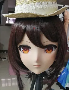 (LiLi Mask 47) милая девушка Смола Маска для головы кигуруми косплей японская ролевая