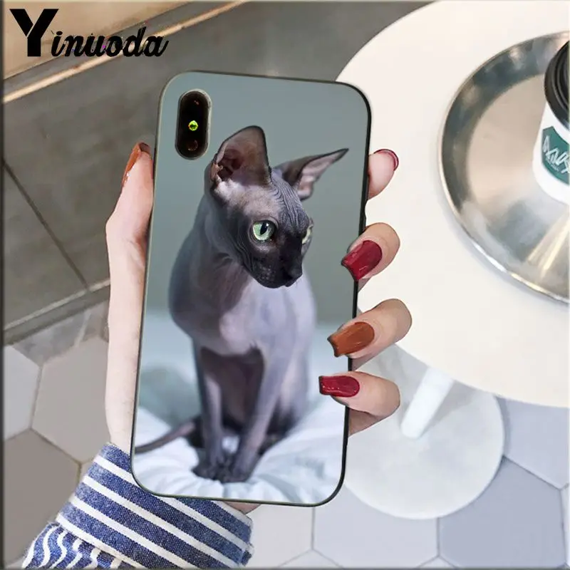 Yinuoda тату Сфинкс Кот искусство клиента высокое качество телефонный чехол для iPhone