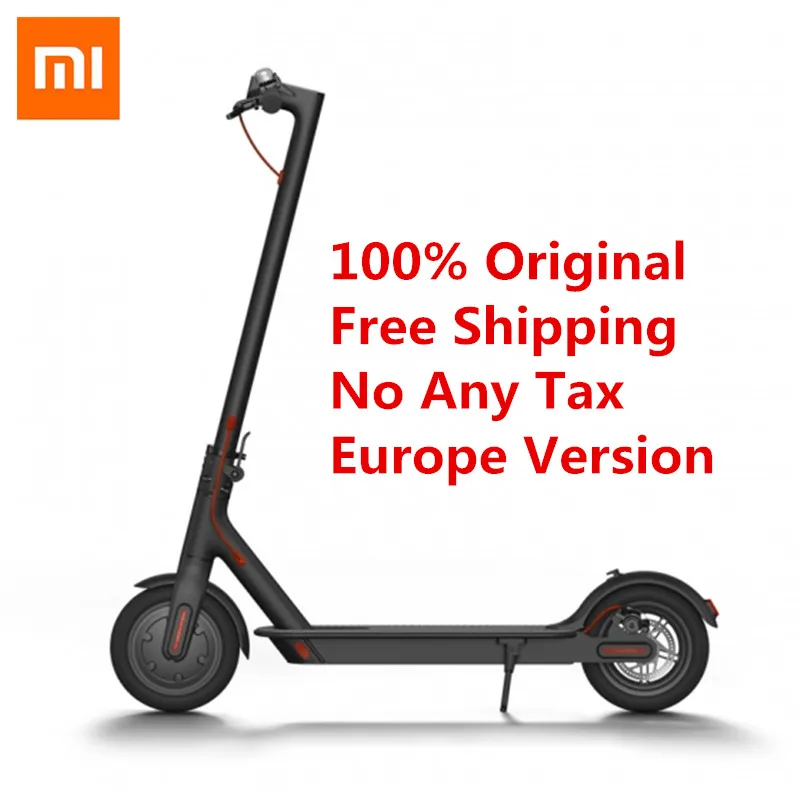 Без налога 100% оригинальный Xiaomi M365 складной электрический скутер Сверхлегкий