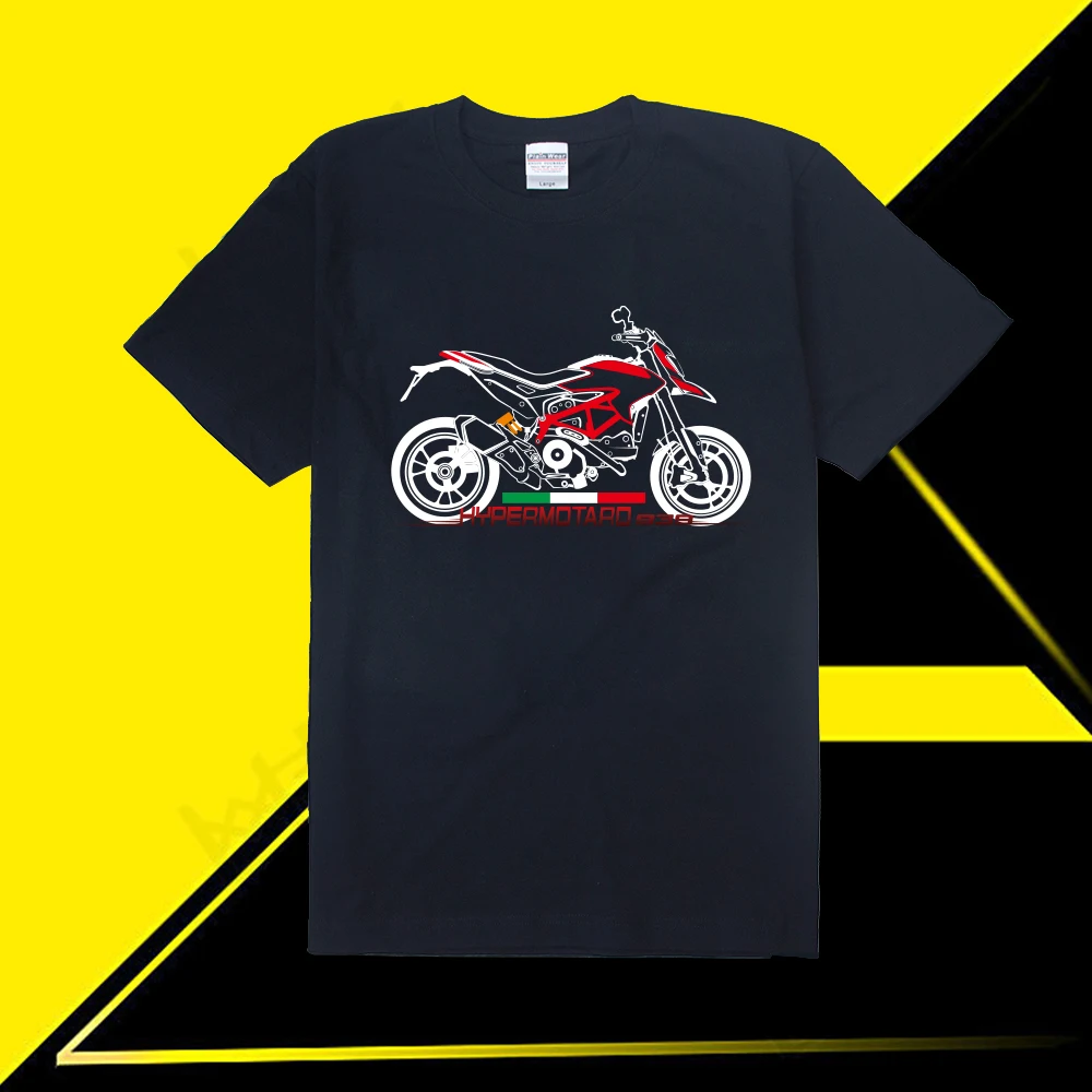 

KODASKIN Motorcycle Style 100% Cotton for DUCATI HYPERMOTARD 939 Casual Short Sleeve O-Neck T Shirt
