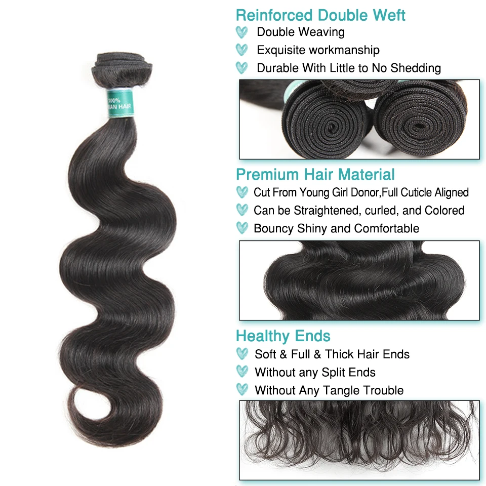 ALI GRACE волосы перуанские волнистые для наращивания 100% Remy человеческие - Фото №1