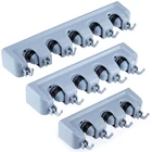 Настенный держатель для швабры, вешалка для щетки, метлы, стеллаж для хранения с креплением, подвесной кухонный инструмент