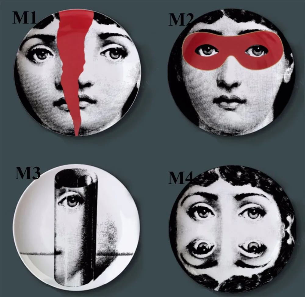 Модный стиль итальянский дизайн декоративные подвесные тарелки Lina Cavalieri модель