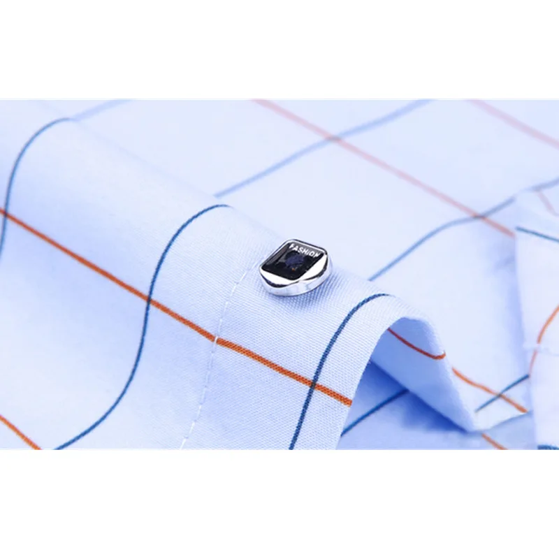 2019 New Spring Summer Men's Shirts Feather Printed Plaid Men Casual Shirt Male Camisa Man Business Soft Cool Tops YN10466 |
