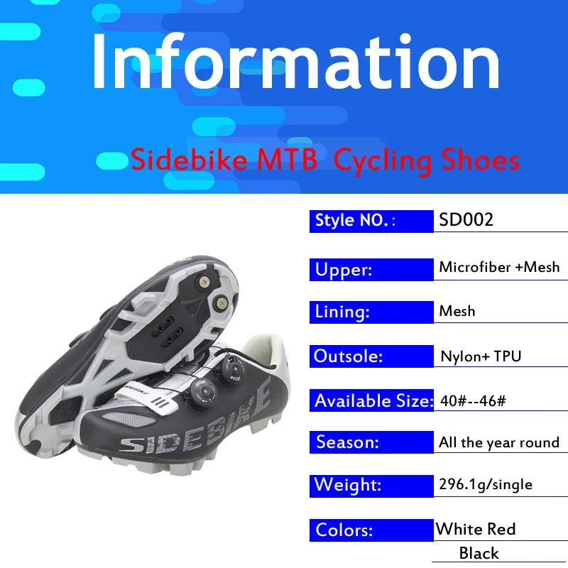 

SIDEBIKE sapatilha ciclismo mtb cycling shoes 2019 men women outdoor superstar SPD pedals self-locking breathable mtb sneakers