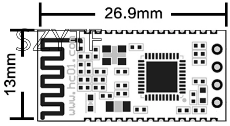 HC-08 Bluetooth 4 0 низкое энергопотребление микроампер уровень тока модуль