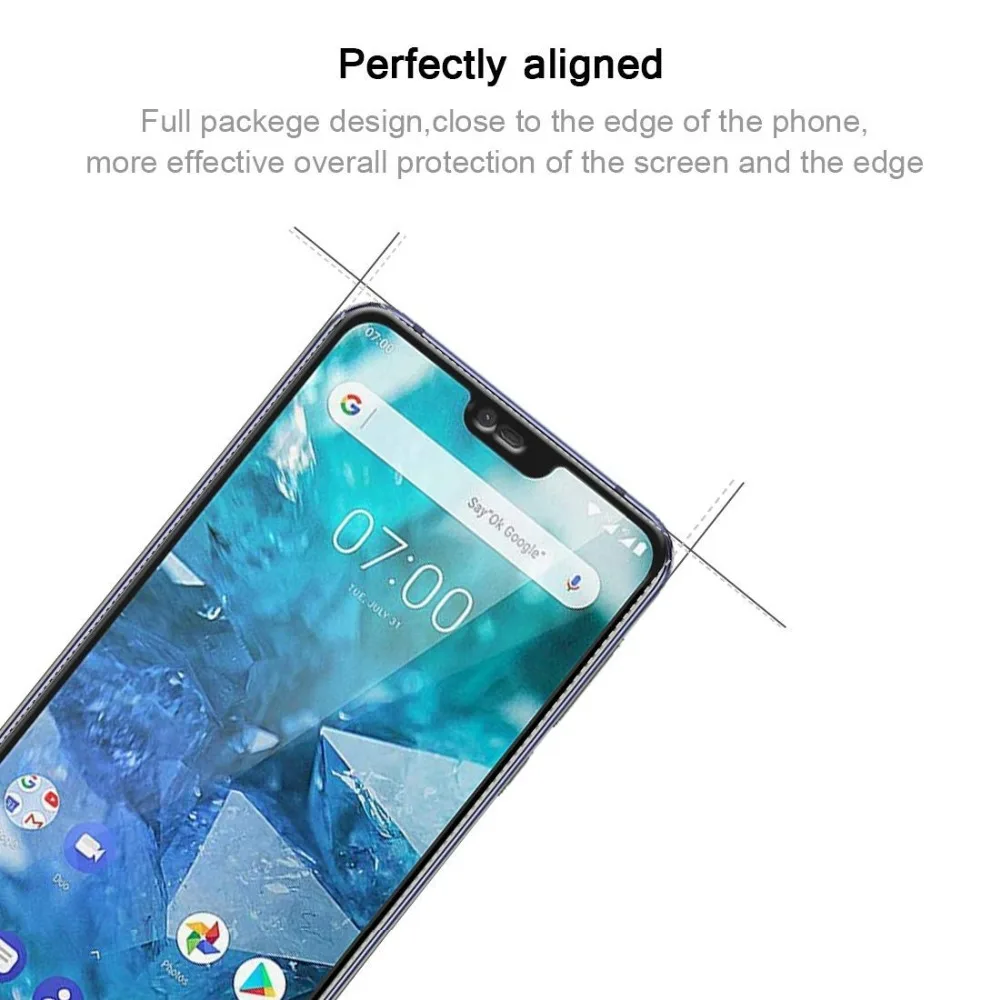 2-PACK For Nokia 7.1 Tempered Glass Screen Protector Ultra Slim 9H Protective Anti-Scratch Film Guard 2018 | Мобильные телефоны и