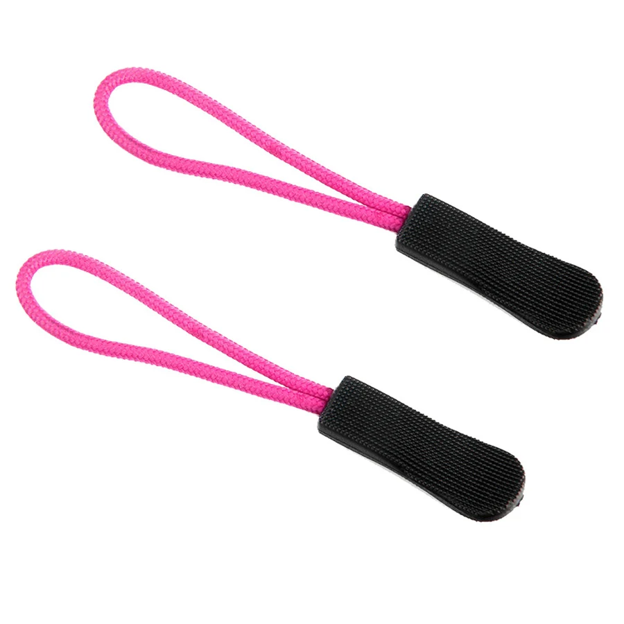 100 шт. ярлыки для молнии из ПВХ|zip cord|zipper pull cordzipper |