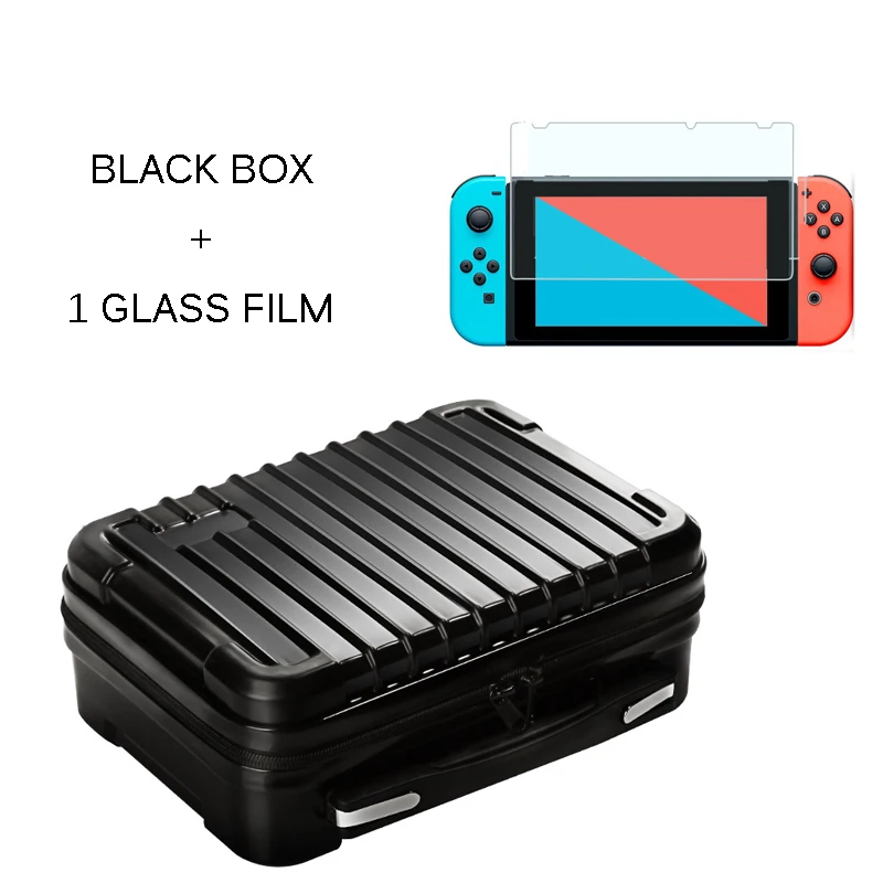 black pack A Сумка для переноски для Nintendo Switch Console NS чехол для наружной коробки для хранения ABS корпус чехол для Nitendo Switch аксессуары - Цвет: black pack A