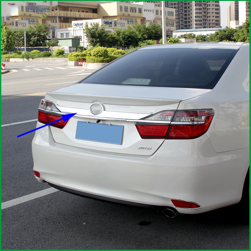 Для Toyota Camry V55 2015 2016 ABS хром декоративная задняя дверь багажника Крышка люка