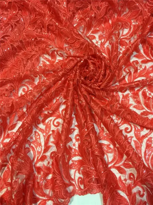 Высококачественная Белая нигерийская кружевная ткань 2017 с серебряными