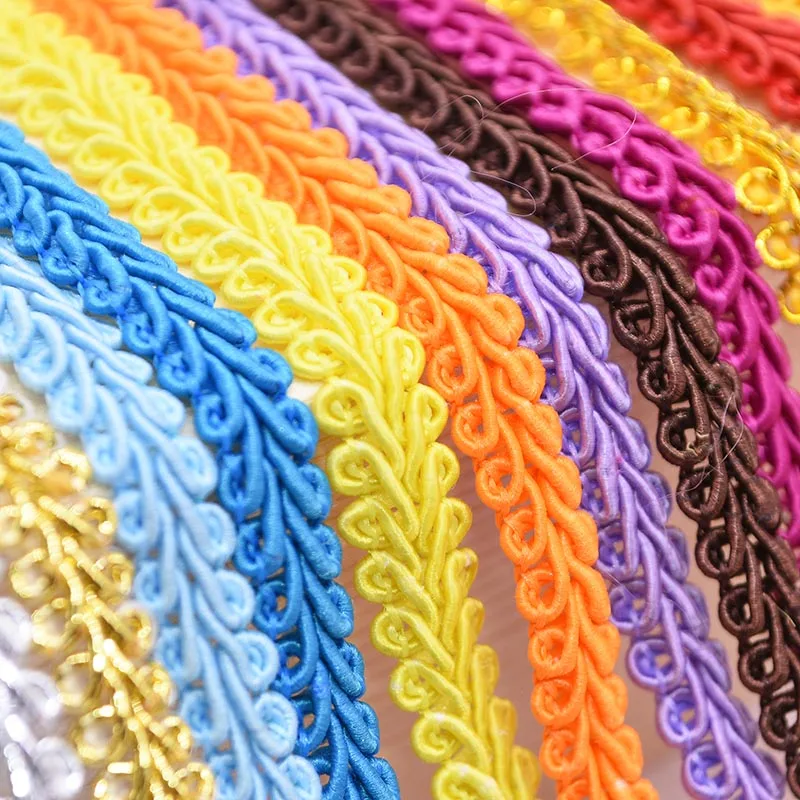 Золотистая/серебристая плетеная кружевная лента длиной 5 м кружевные ленты для