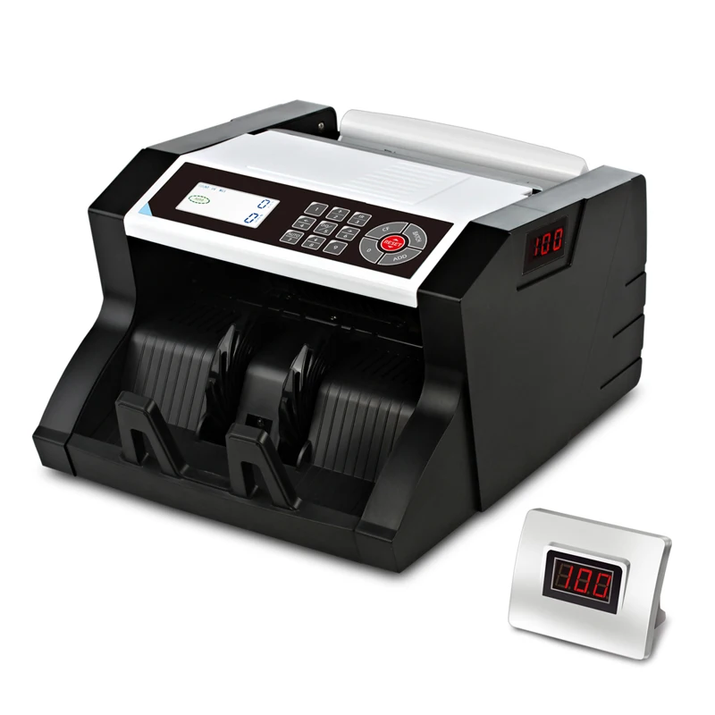 

New Design Bill Counter UV+MG+MT+IR +DD Detection Double Display for Multi-Currency Cash Money Counting Machine Counter