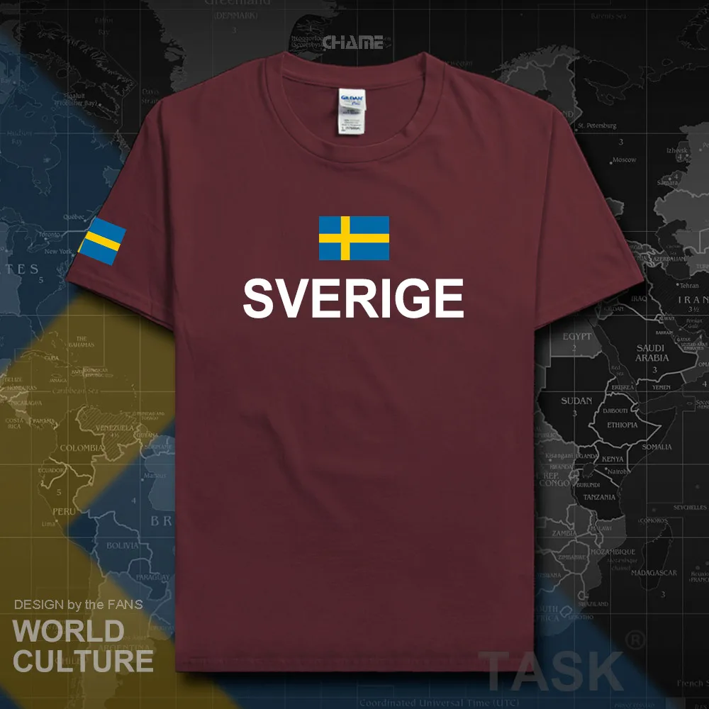 Шведские футболки Sverige man футболка шведская Swede 2017 с трикотажной командой сборная