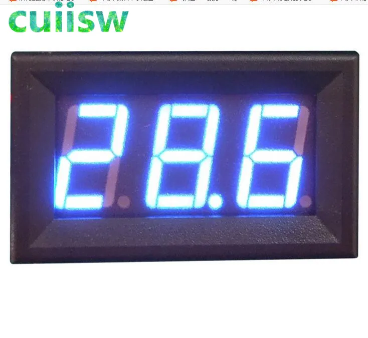 Мини вольтметр 3 0 30 В постоянного тока в до синий светодиодный цифровой монитор