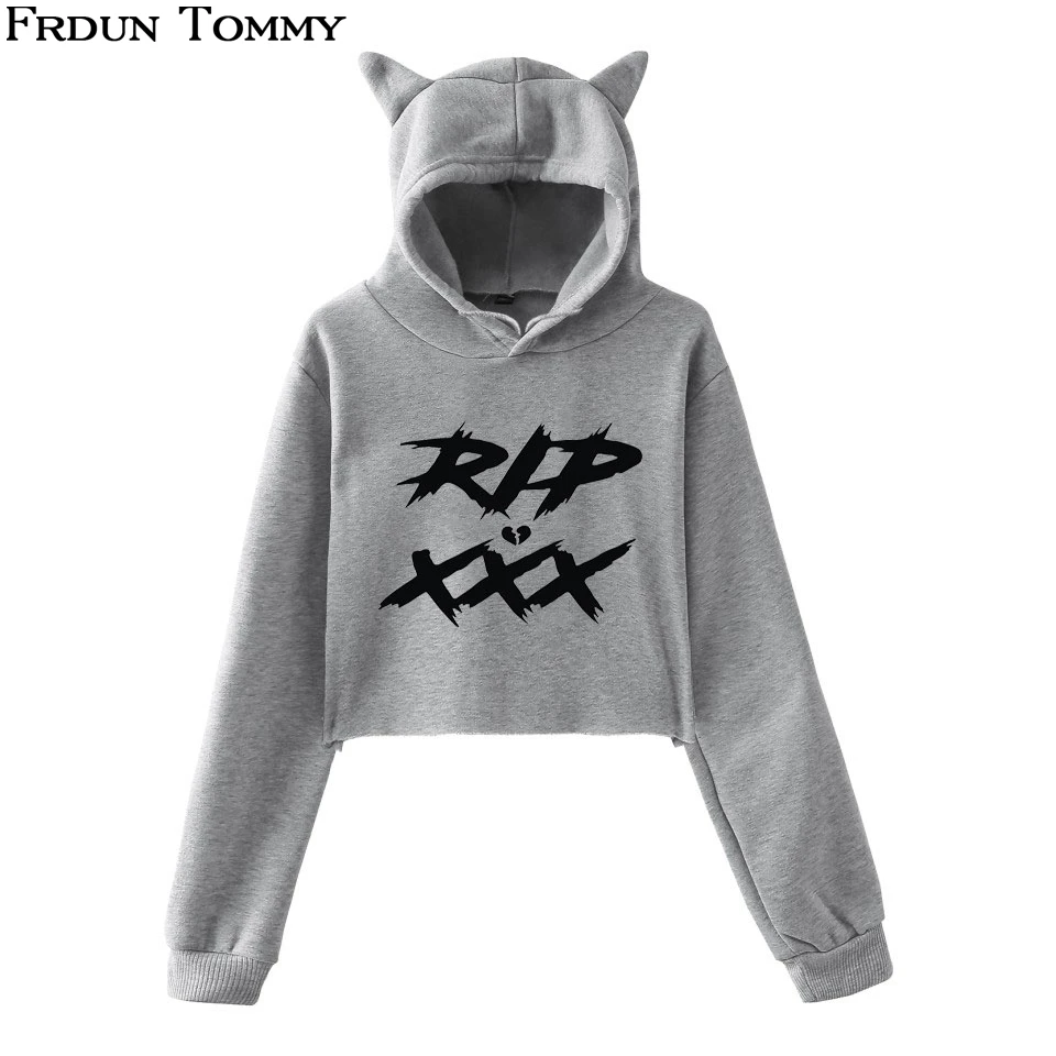 Frdun Tommy xxxtentacion толстовки с капюшоном сексуальная девушка кошачьи ушки Мода рэпер