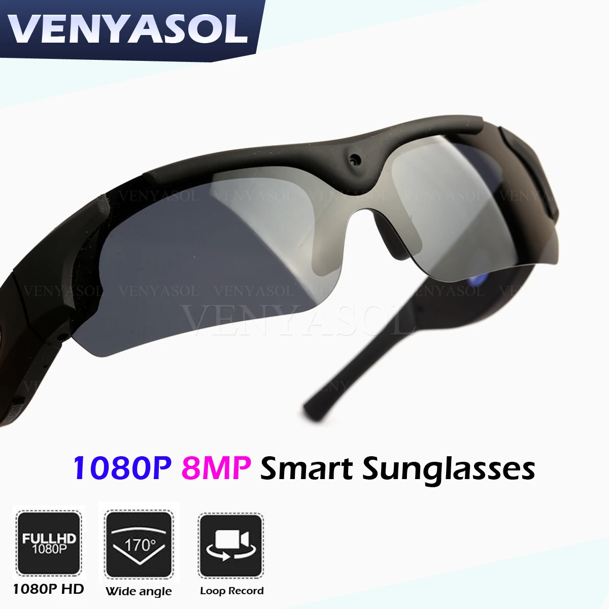 VENYASOL HD 1080 P очки камера поляризационные Открытый Действие Спорт видеокамера DVR DV