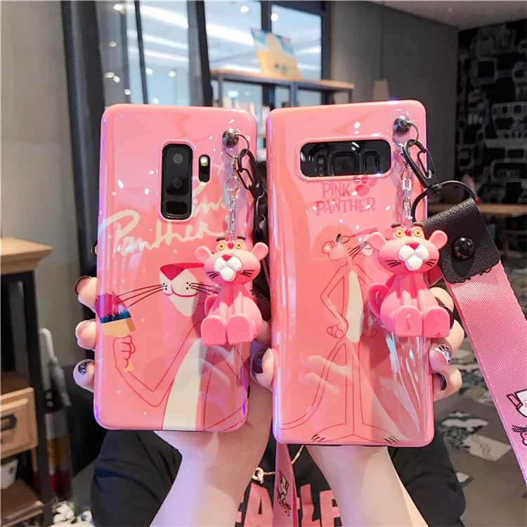 4 шт. милый розовый чехол с пантерой для huawei p30 Pro мягкая задняя крышка мультяшной