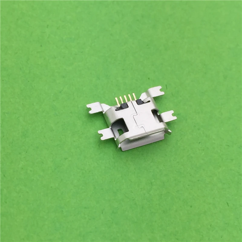 10 шт./лот 5 контактный гнездовой разъем Micro USB гнездо G22 SMD 4 фута широко