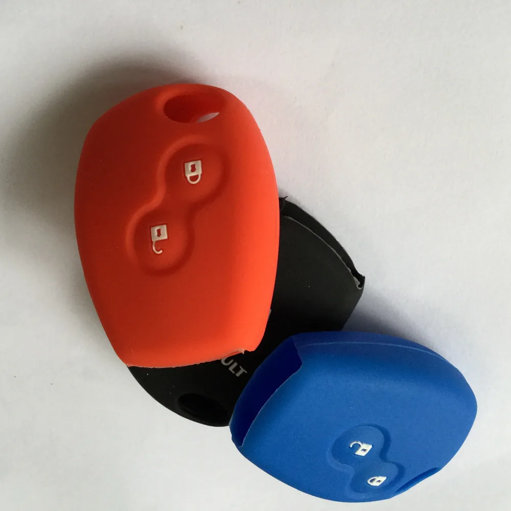 Силиконовые ключи Дистанционного Управление FOB чехол для Renault CLIO модус KANGOO TWINGO 2