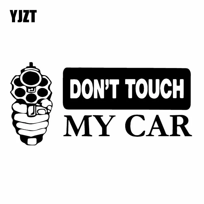 

Индивидуальная виниловая наклейка YJZT для моего автомобиля, 15, 5 х7, 1 см, стикер для автомобиля, декор Jdm, черный/серебристый цвет