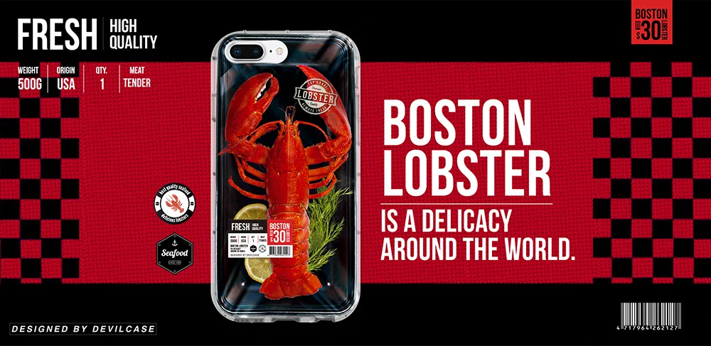DEVILCASE свежие летние Фрукты мяса говядины Пластик чехол для iPhone X 6 7 8 плюс s 5 5S SE