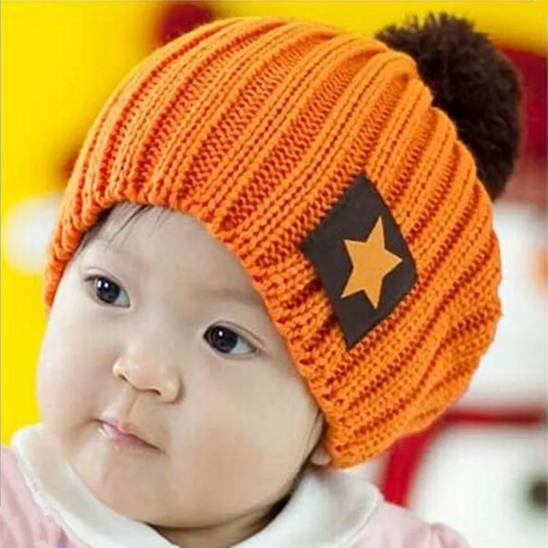 2016 Зимняя шапка модные милые шапки для мальчиков и девочек 4 вида цветов зимние