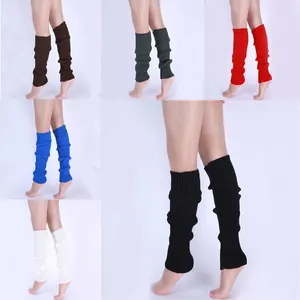 Панк однотонные черные крутые вязаные длинные носки женские уличные эластичные гетры до колена 2020 женские теплые тонкие готические носки в стиле хип-хоп рок