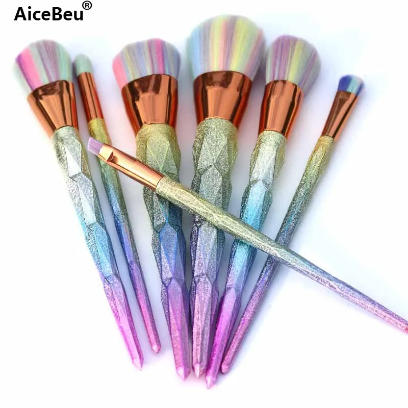 AiceBeu 7-11 шт. алмазные кисти для макияжа набор кистей лица косметическое средство