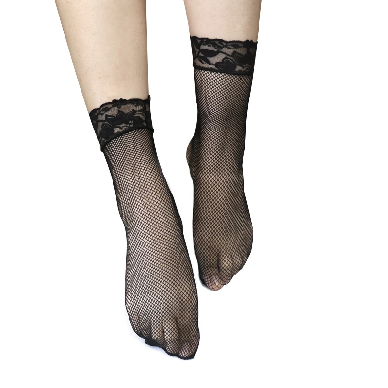 3 пары женские сексуальные кружевные сетчатые носки|chaussette femme|fishnet socksmesh socks |