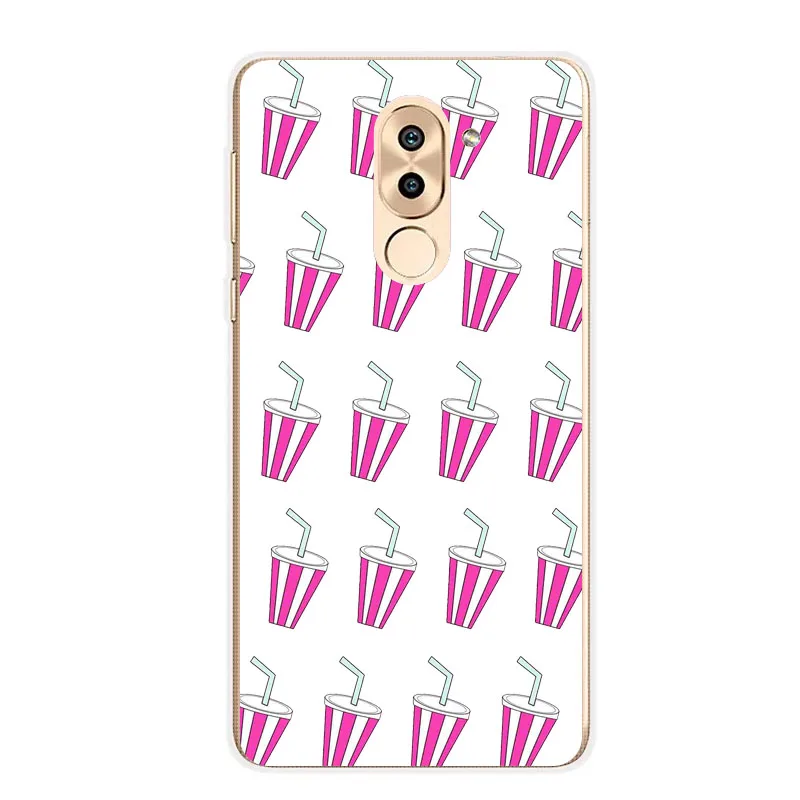 Huawei honor 6x Case Silicon Rich food Painting Soft TPU Back Cover for Phone fitted shell |