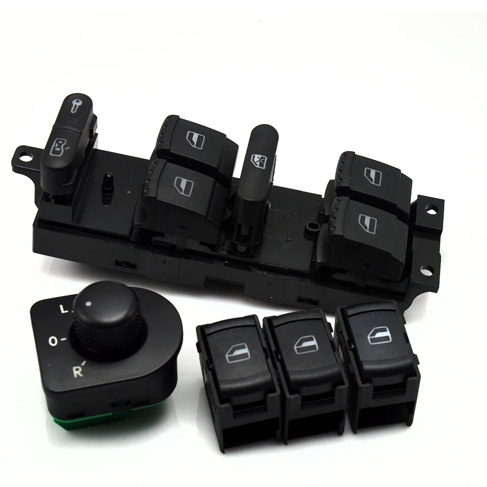 5 шт. оконный переключатель зеркальный для VW JETTA GOLF MK4 POLO BORA Passat B5 BEETLE 3B0959855 1J4 959 857D 1GD
