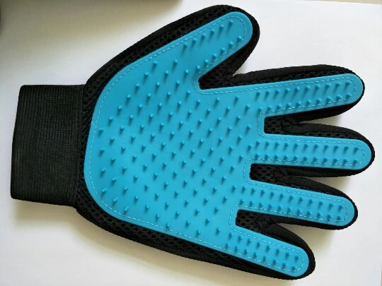 Перчатка щетка для домашних животных кошек уход за кошками собаками лошадьми