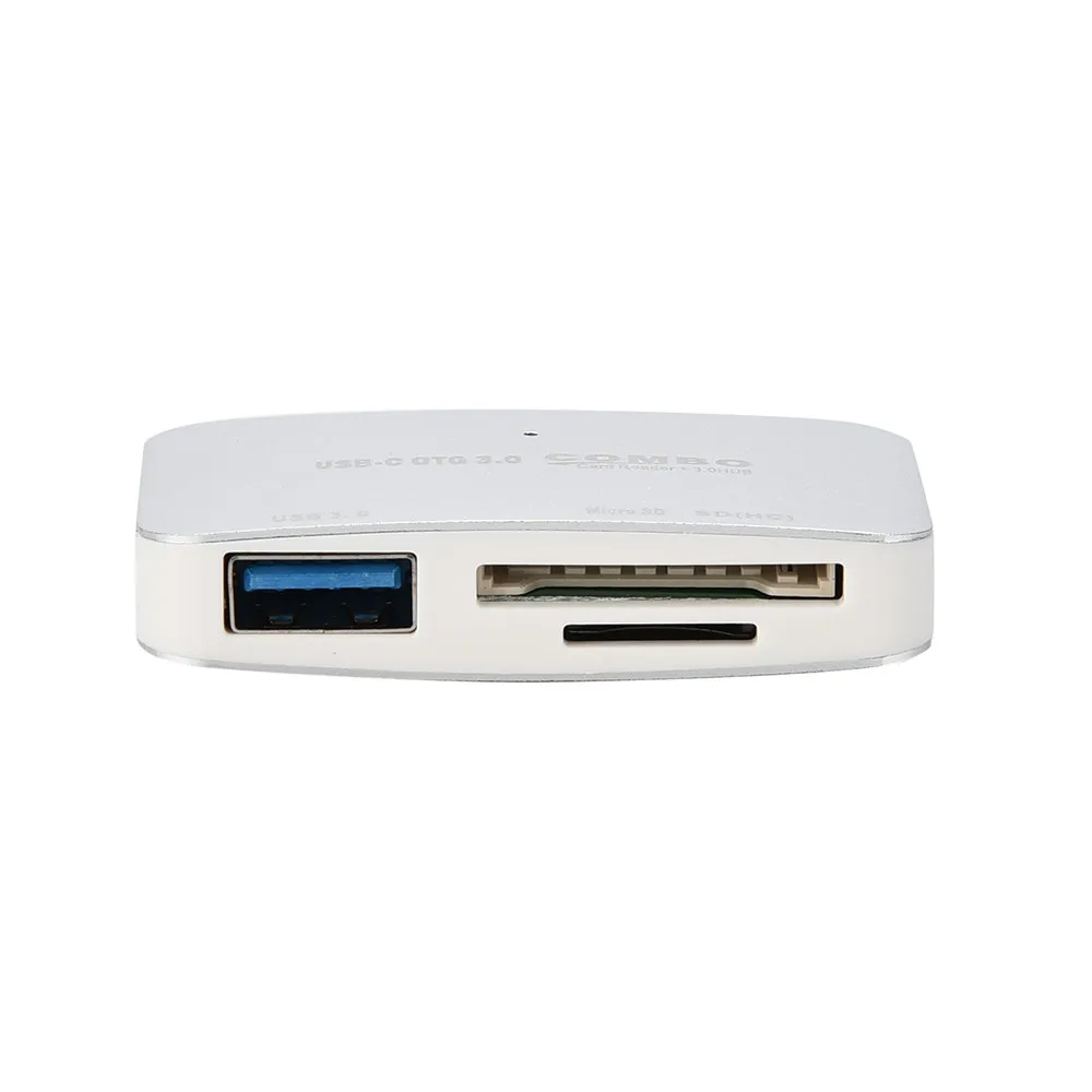 Ouhaobin Type C USB адаптер концентратор SD/Micro SD кардридер для Samsung Galaxy NOTE 8 / MacBook Pro Прямая