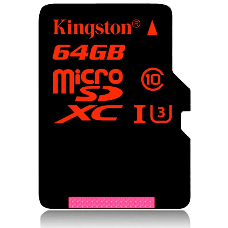 Kingston micro SD 32 Гб 64 128 HD память MicroSD тахограф Экшн камера беспилотный монитор TF карты