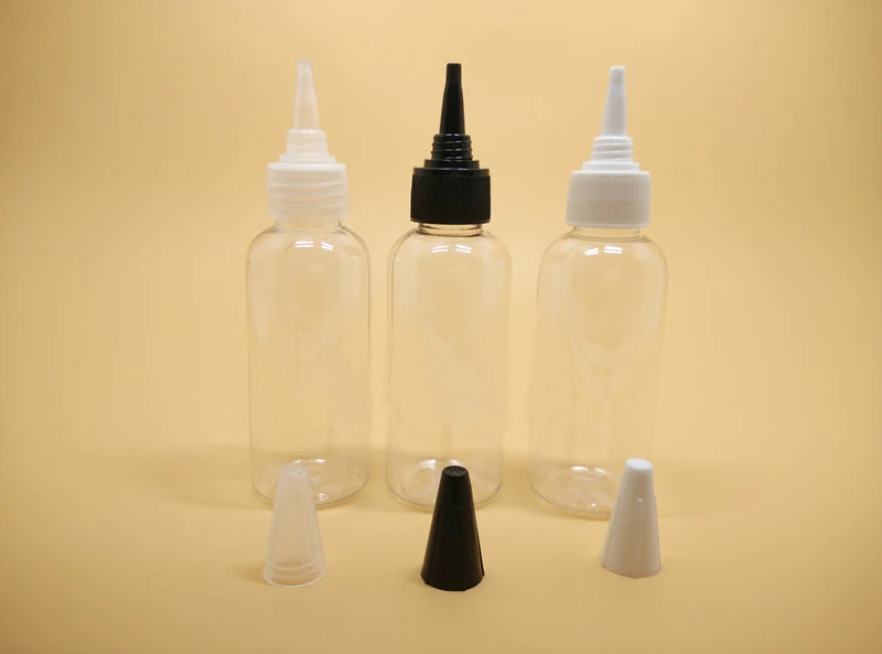 100 шт в carton50ml ПЭТ пластиковые бутылки капельницы пустая бутылочка для тату-чернил