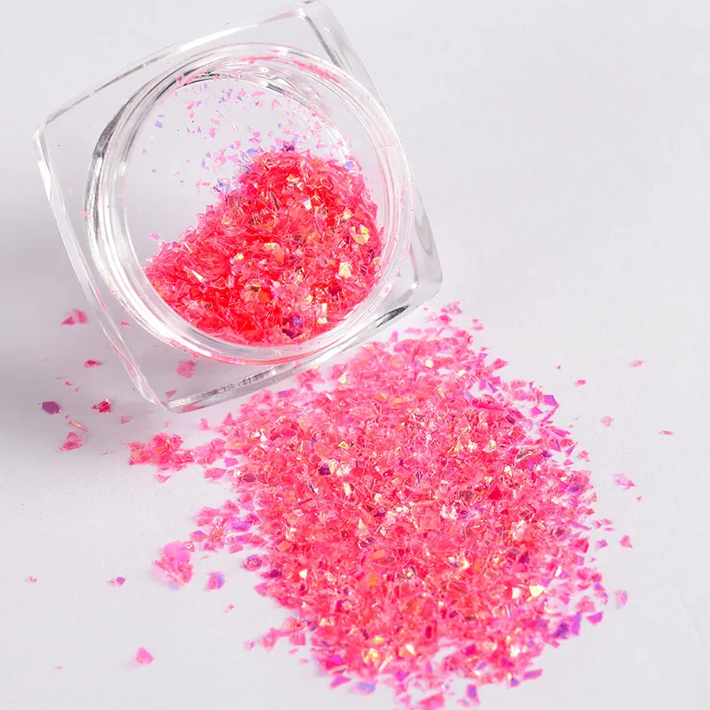 T-TIAO CLUB 1 Box Holo Nail Sequins Powder Gradient Flake Glitter Manicure Art Paillettes Decoration Tips | Красота и здоровье